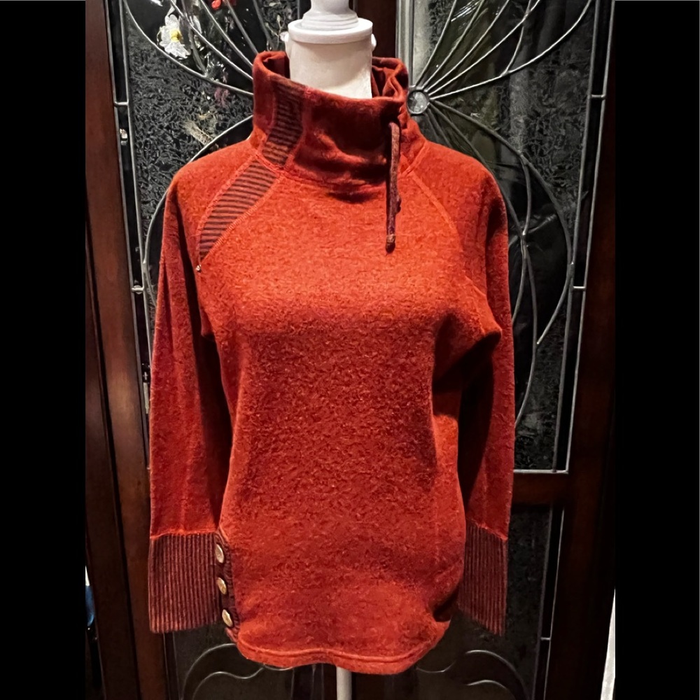 Burnt red Prana sweater